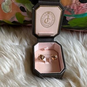 Juicy Couture Gold Heart Earrings